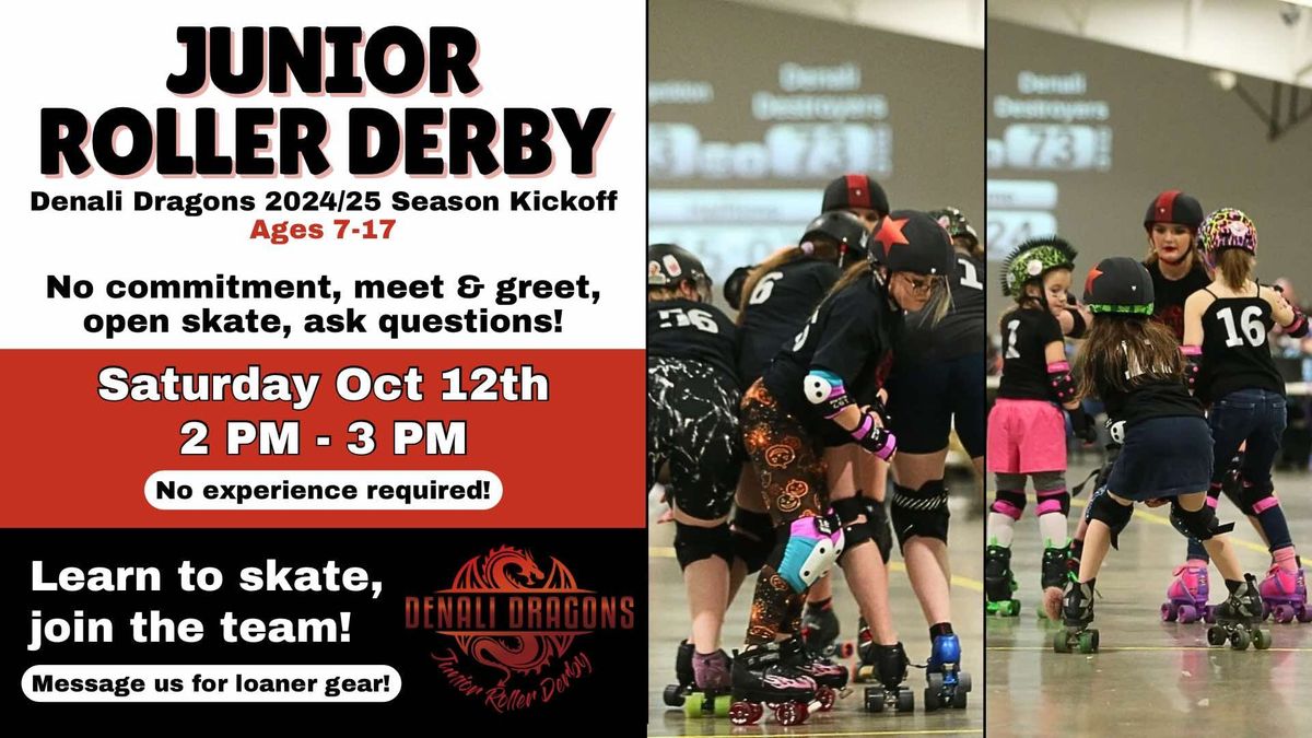 Jr Roller Derby Meet & Greet, Season Kickoff