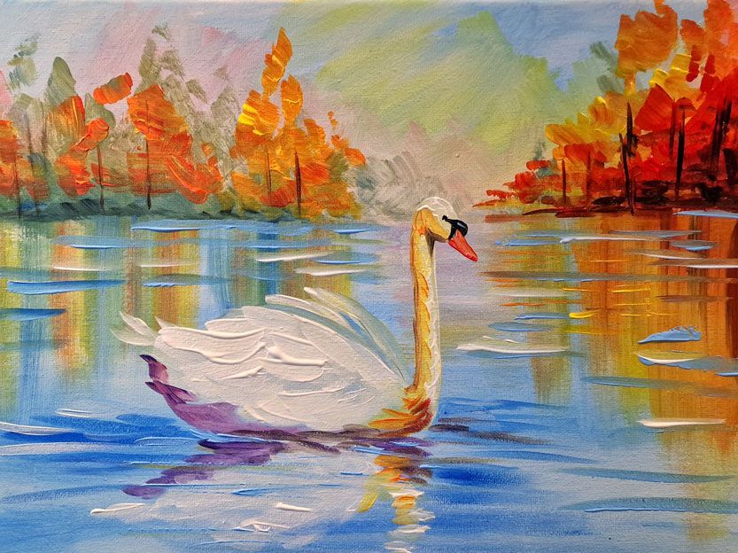 Swan Song Of Fall - Withnell Paint Party HA 