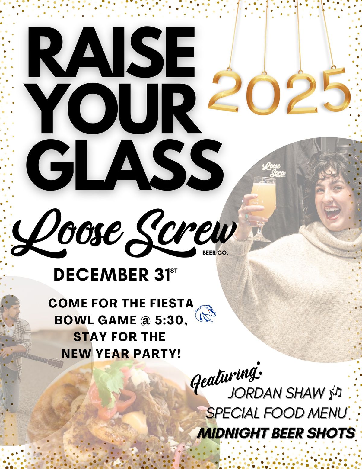 NYE at Loose Screw Beer Co. DOWNTOWN