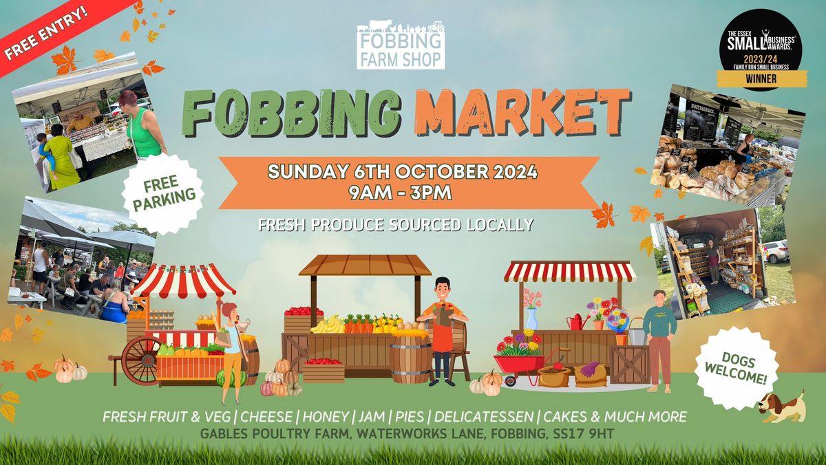 Fobbing Market - SUNDAY 6TH OCTOBER 2024