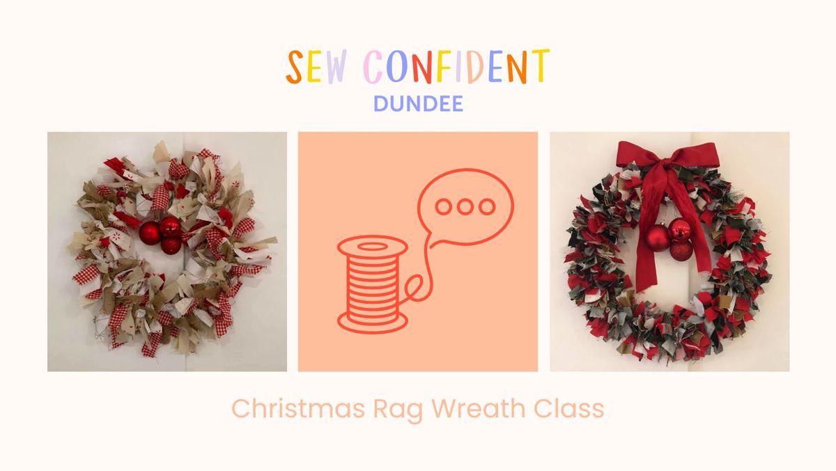 Christmas Rag Wreath Class