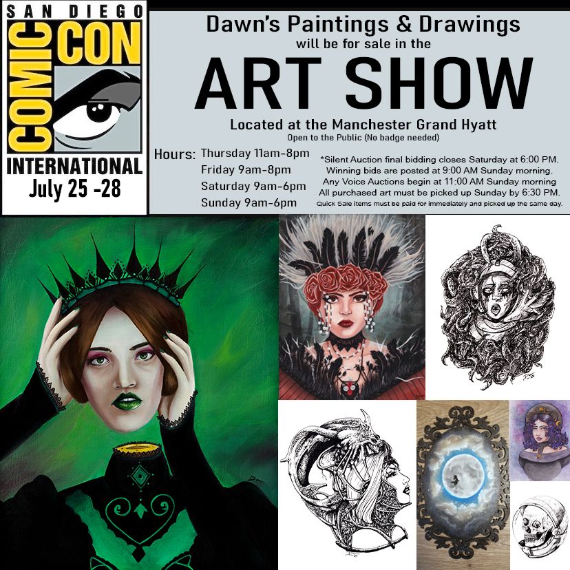 Dawn's Art in the SDCC Art Show