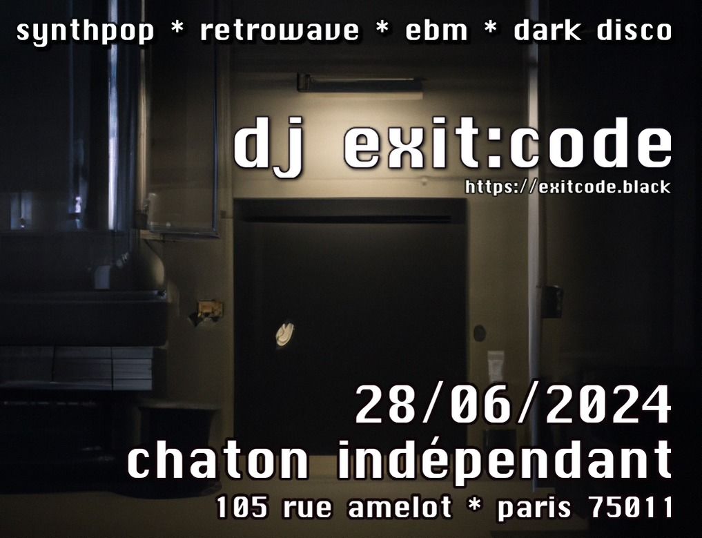 DJ Exit:code at Chaton Ind\u00e9pendant