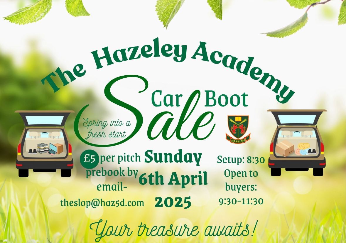 The Hazeley Academy Car Boot Sale