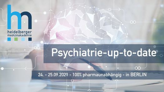 Psychiatrie-up-to-date  | 18 CME-Punkte