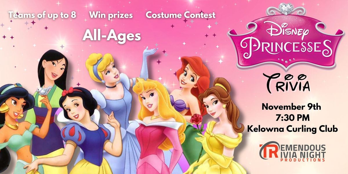 Disney Princess Tremendous Trivia Night 