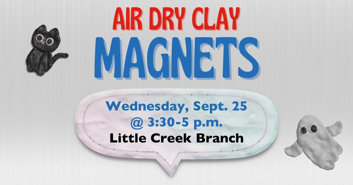 Air Dry Clay Magnets