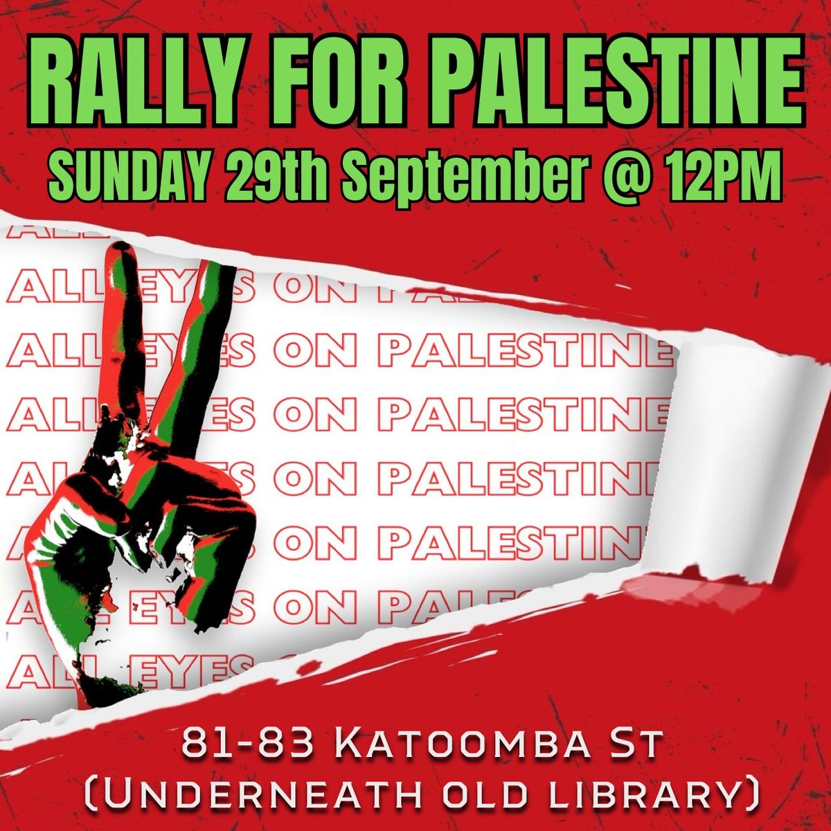 Mountains for Palestine Rally