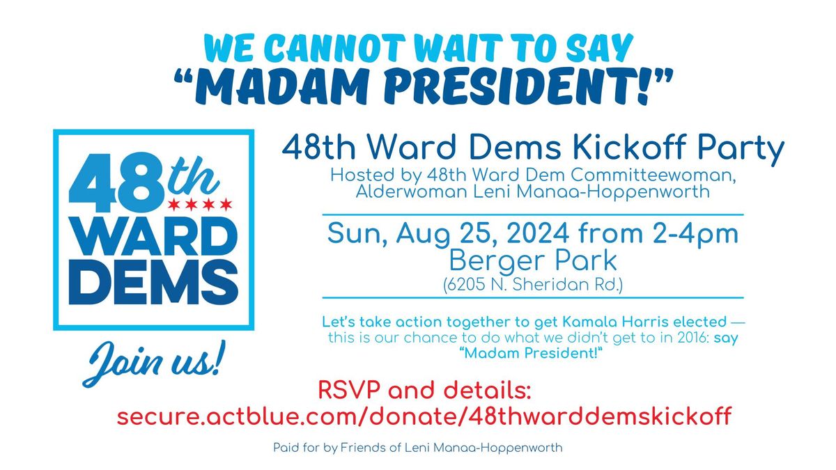 48th Ward Dems Kickoff!