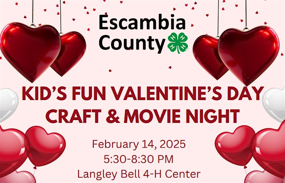 Kid's Fun Valentine's Day Craft & Movie Night