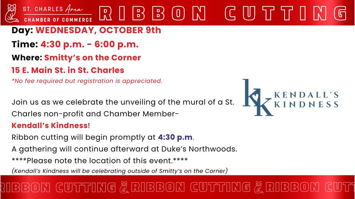 Ribbon Cutting: Kendall's Kindness Mural