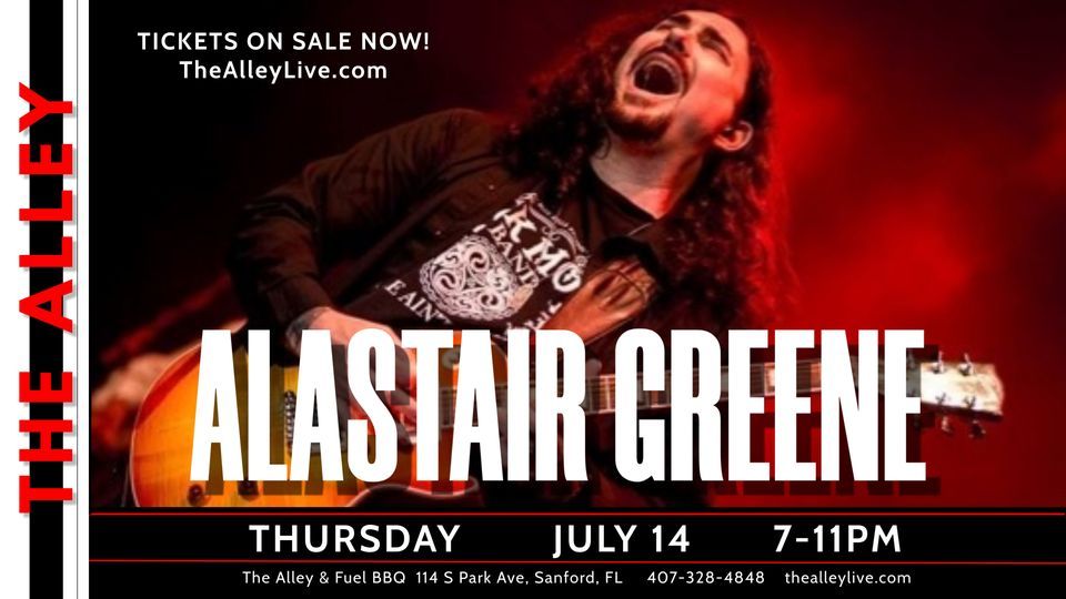 ALASTAIR GREENE  | Live Music at The Alley & Fuel BBQ