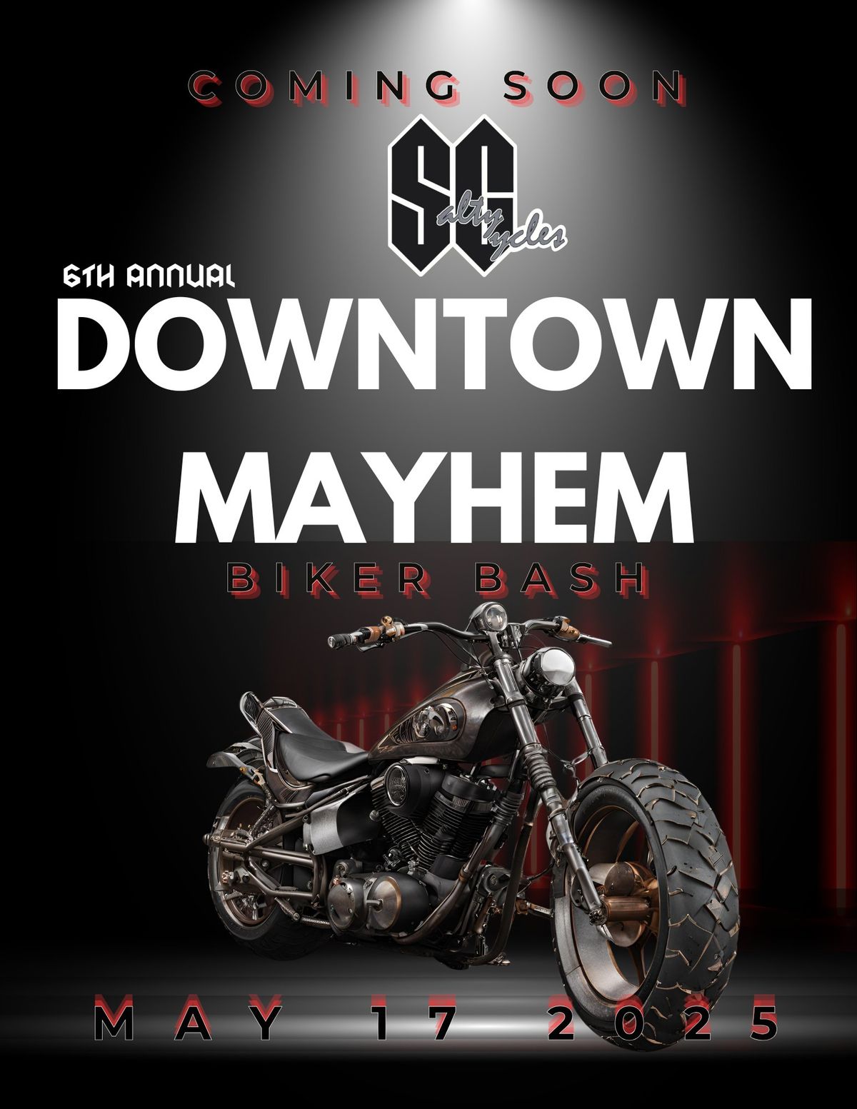 Salty Cycles - Downtown Mayhem Biker Bash