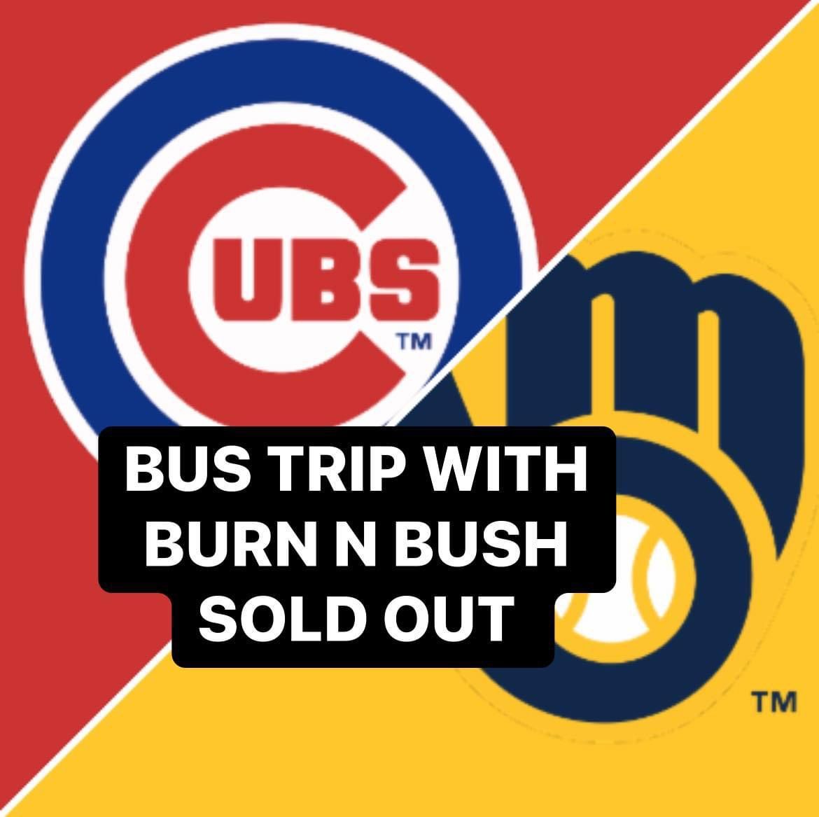 Cubs vs Brewers bus trip 