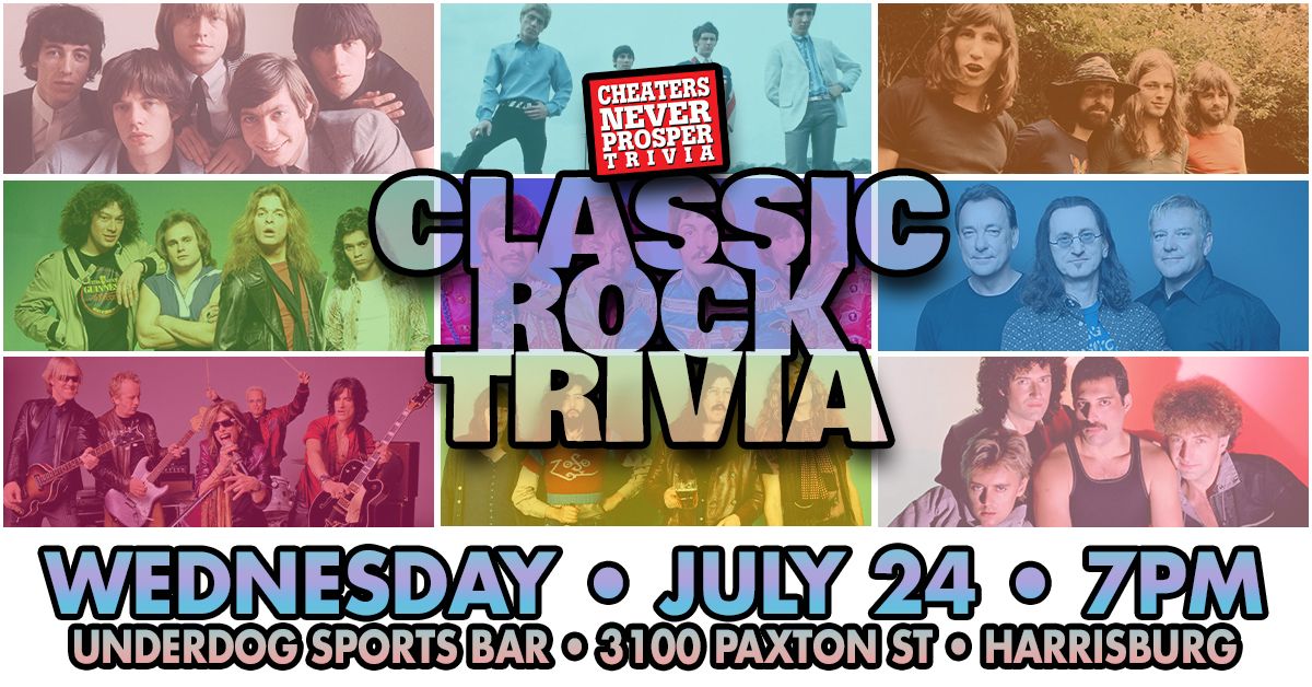 Classic Rock Trivia at Underdog Sports Bar & Grill - Harrisburg