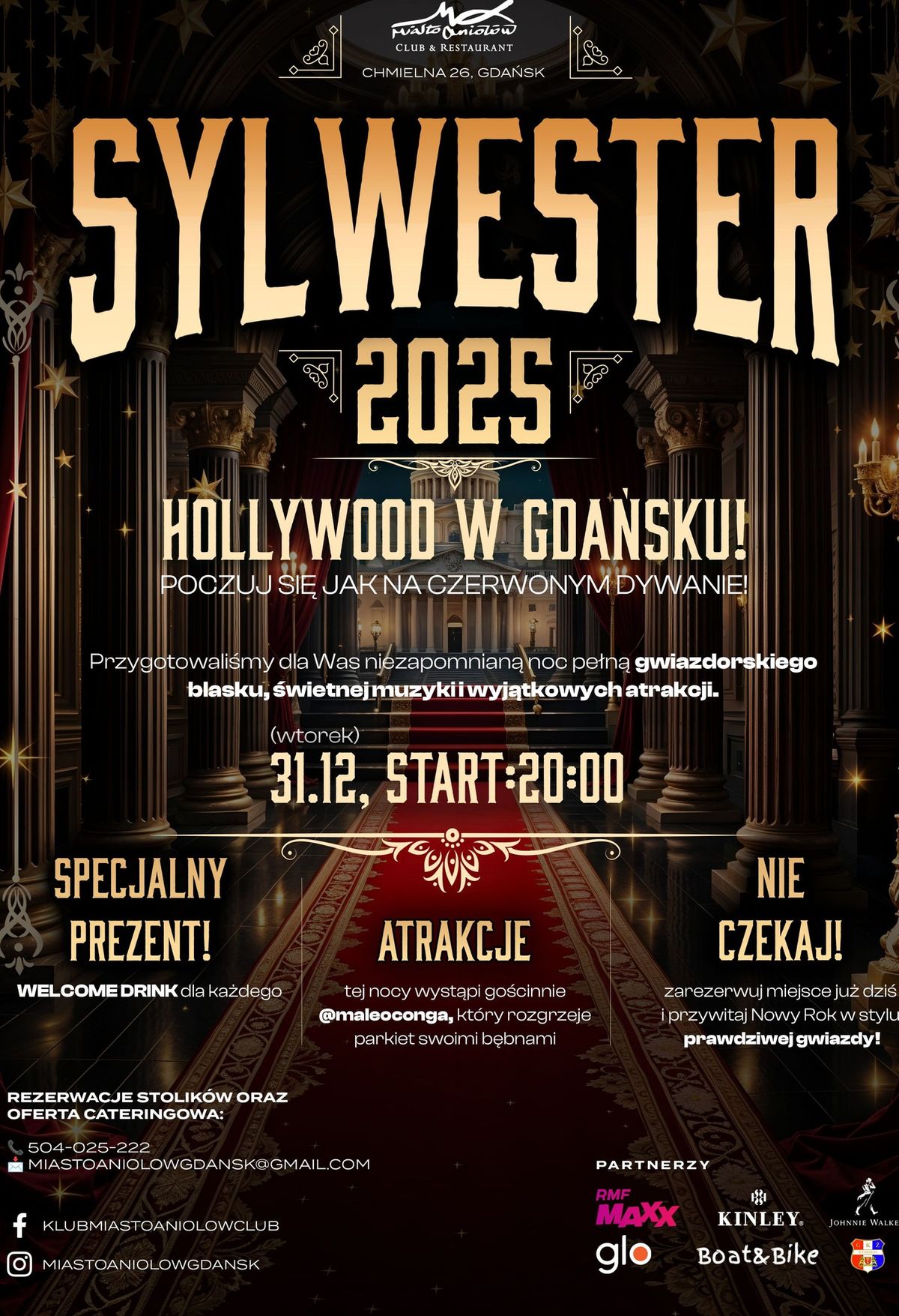 Sylwester \ud83d\udd25 Poczuj si\u0119 jak gwiazda Hollywood \ud83e\udd73