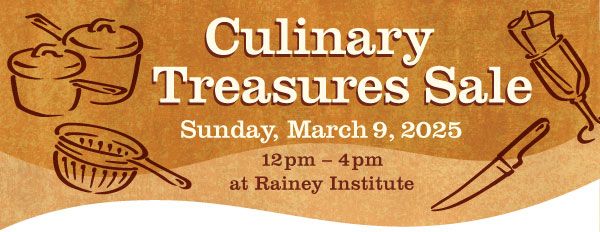 Culinary Treasures Sale