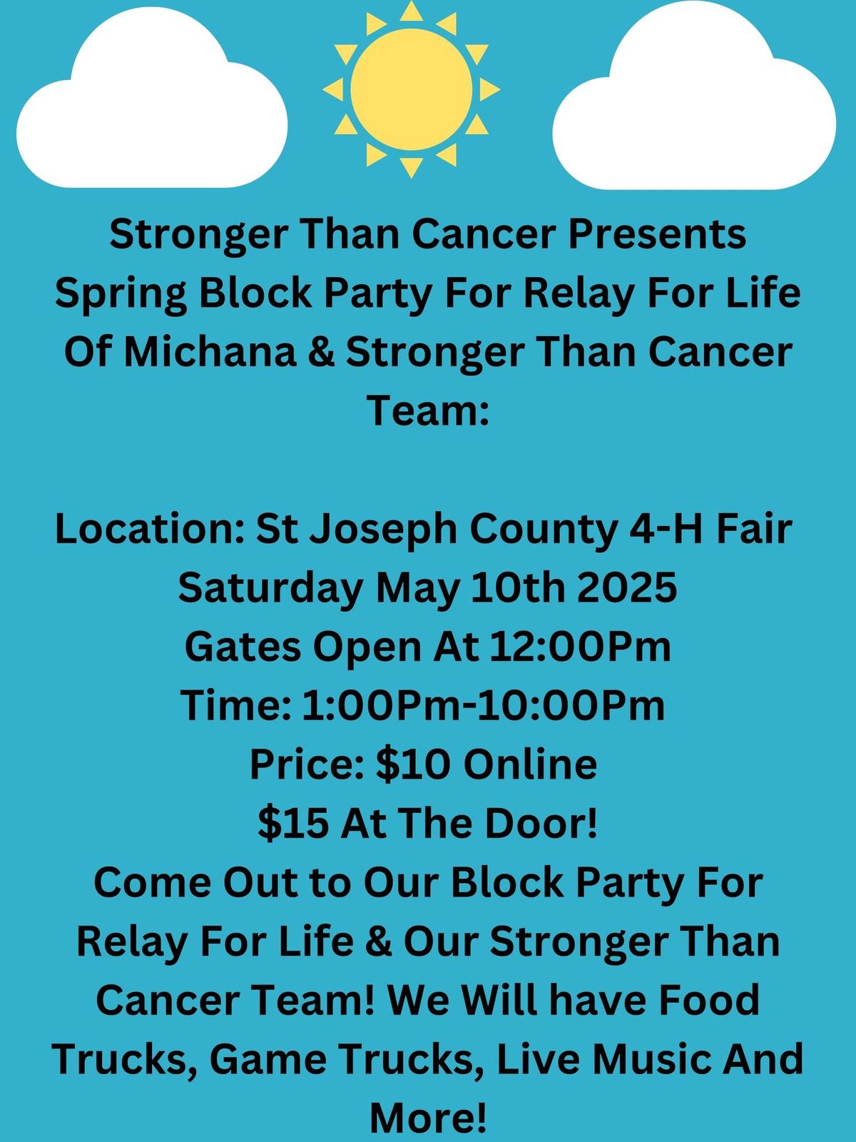 Stronger Than Cancer Block Party!