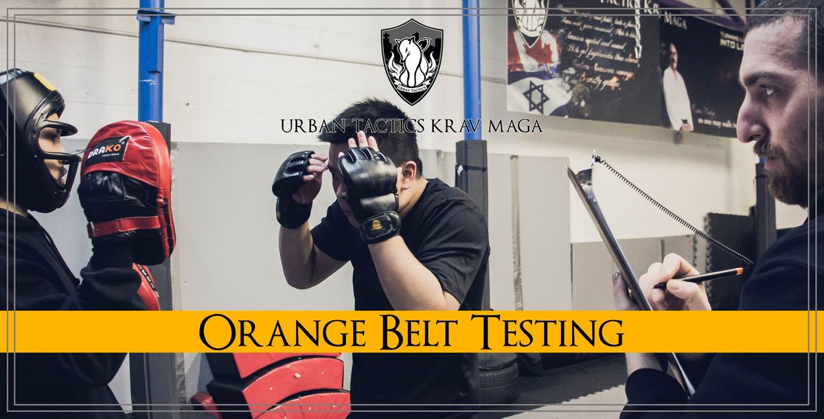 Orange Belt Test - TBD 1 or 2 tests