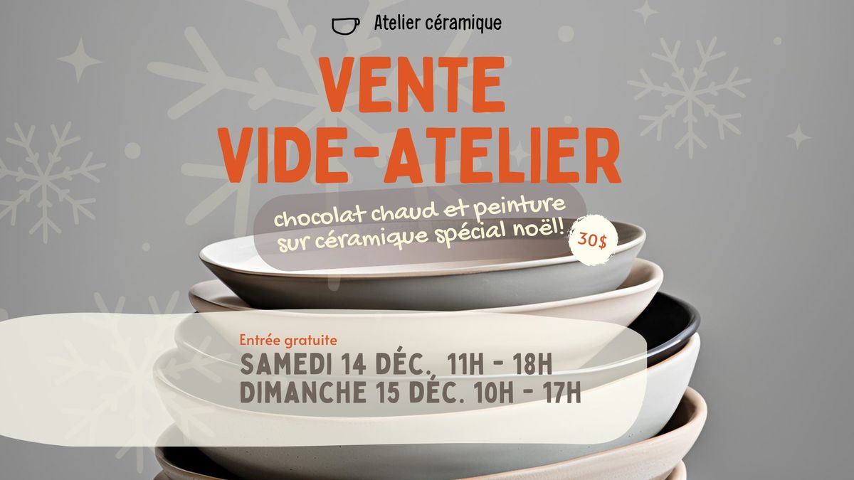 Grande Vente vide atelier 2024!!!! 