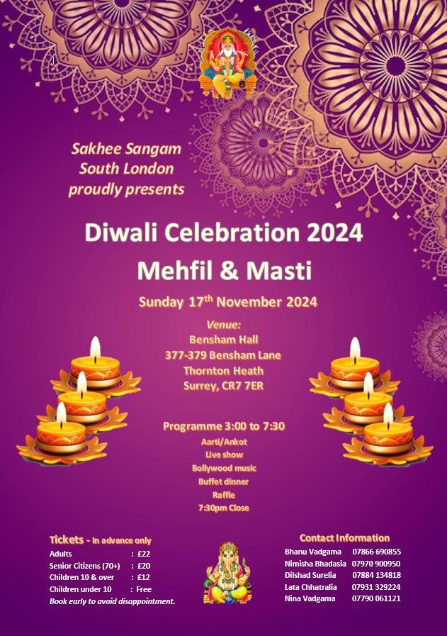 Diwali Celebration 2024- Mehfil & Masti