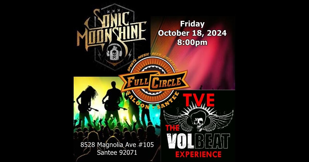 TVE Volbeat Tribute w\/ Sonic Moonshine @Full Circle