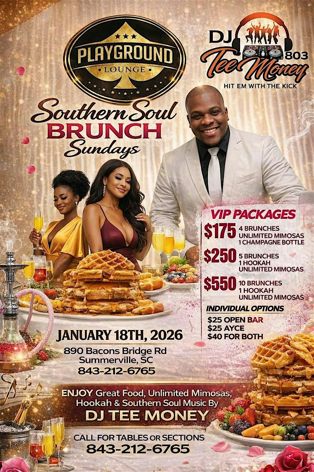 Playground Lounge Southern Soul Brunch Sundays (Steppers Edition), 890 ...