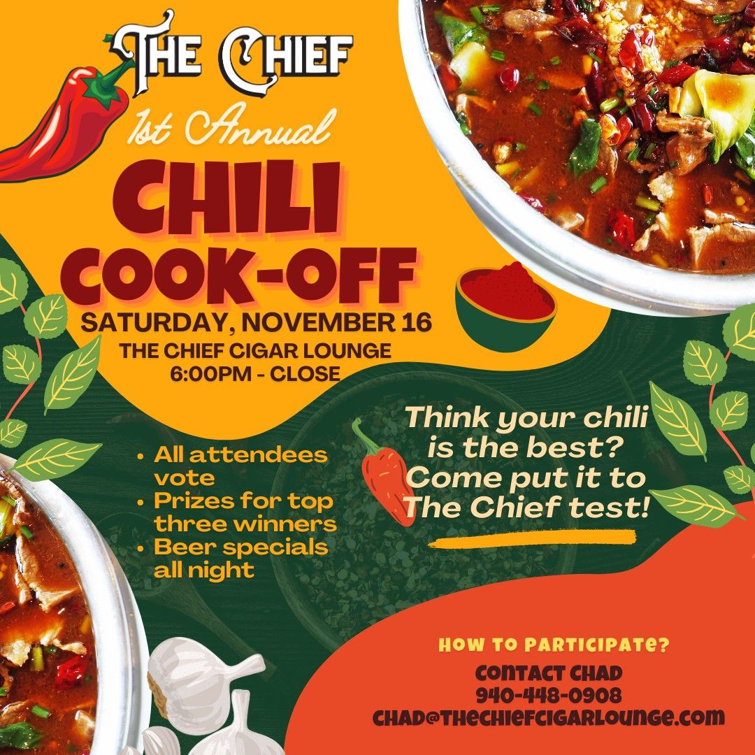 First Annual Chili Cookoff at The Chief