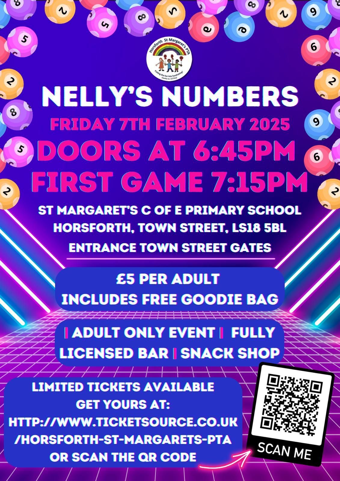 Nelly's Numbers charity fundraiser 