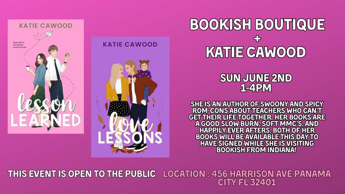 Book Signing with Author Katie Cawood!