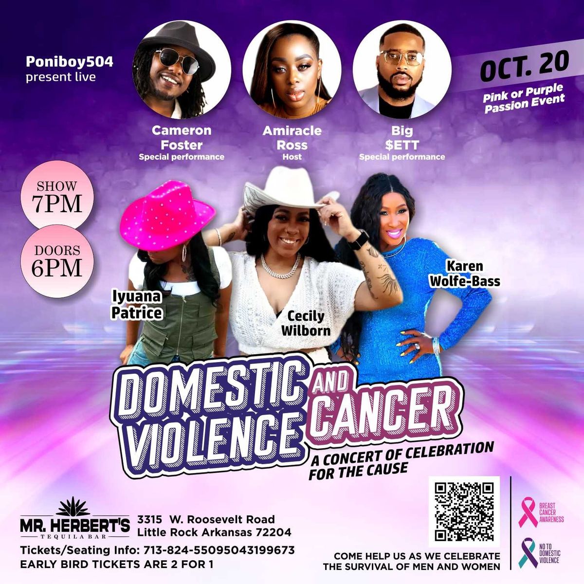 A Concert of Celebration for the Cause Cancer and Domestic Violence 