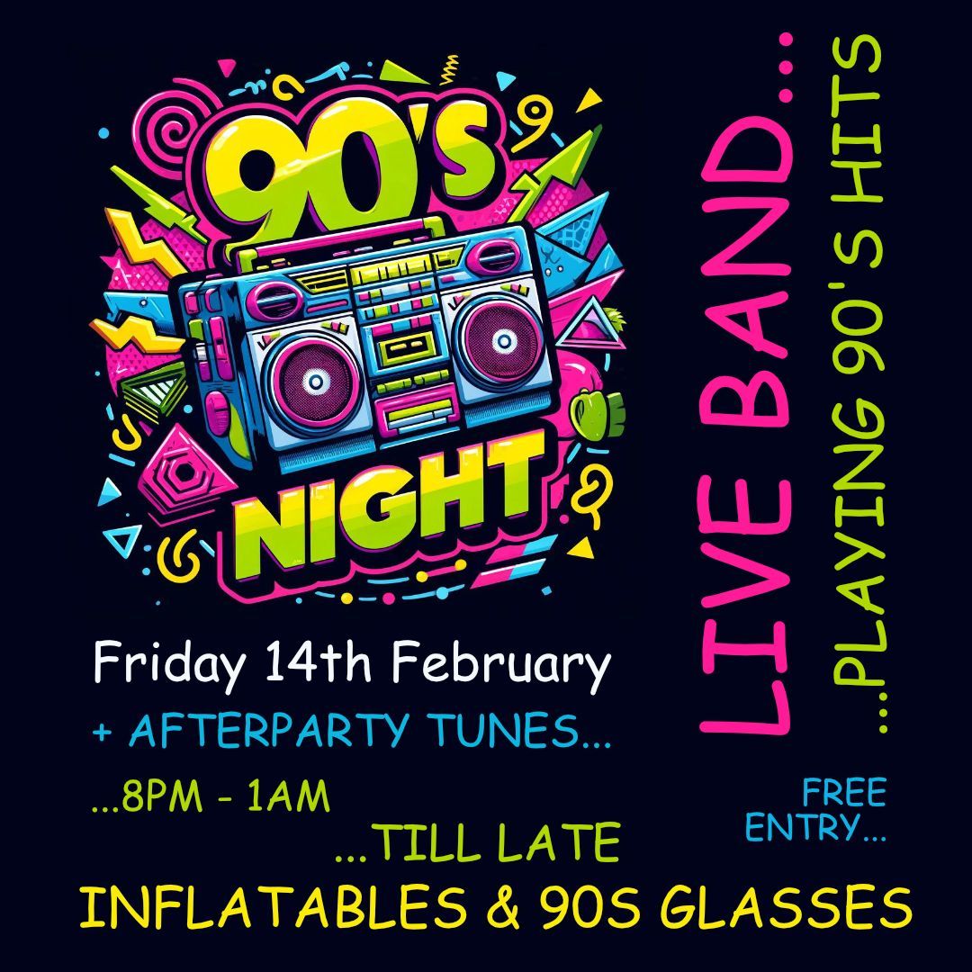 90's Valentines Night @ MK11 | Live Band playing 90's Hits | Inflatables & Glasses