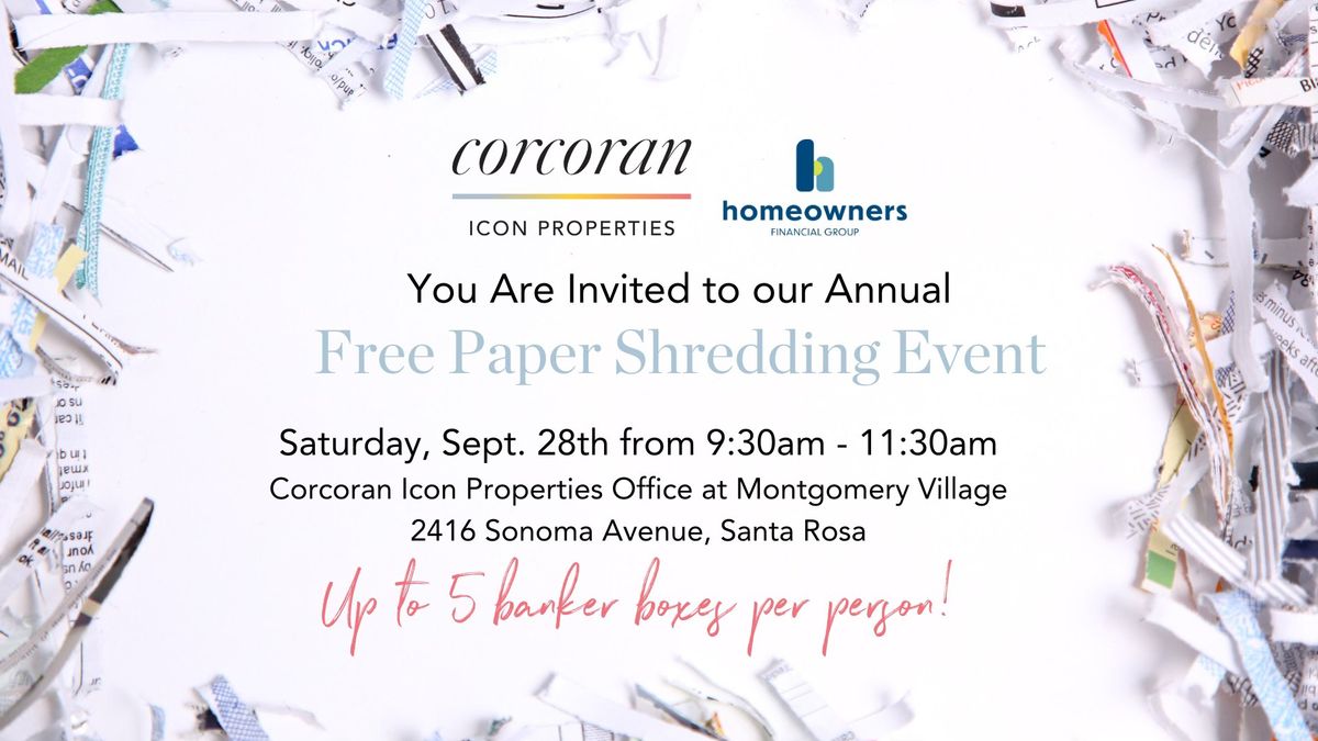 Free Paper Shredding Event