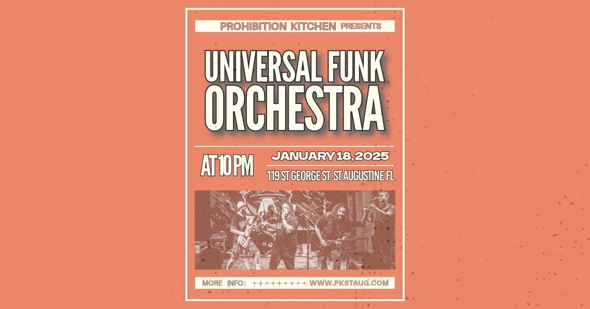 Universal Funk Orchestra live at Prohibition Kitchen