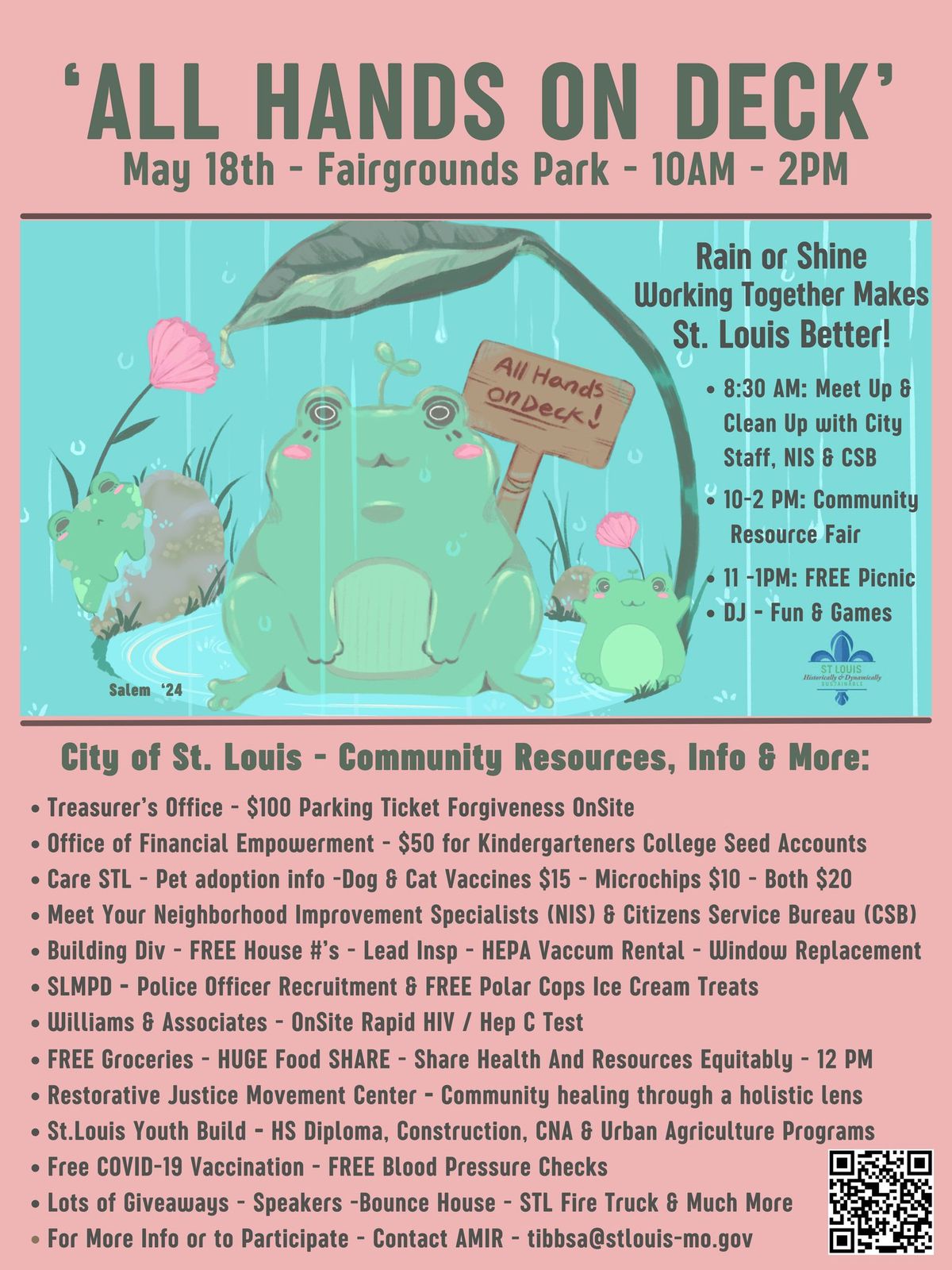 Community Clean Up and Resource Fair