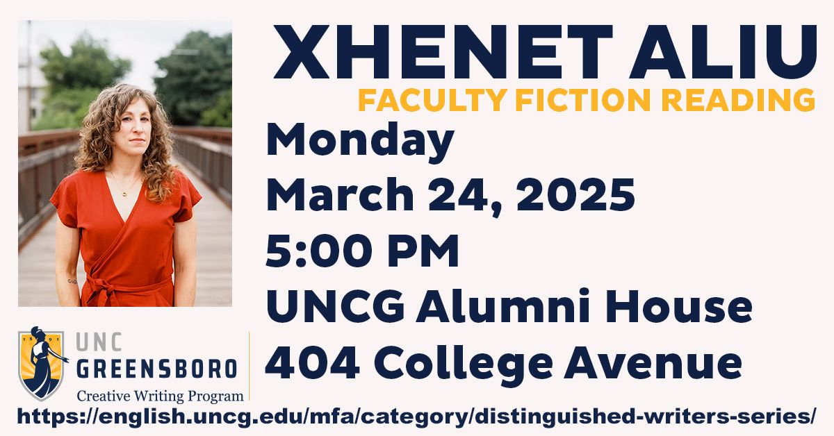 Xhenet Aliu Faculty Fiction Reading