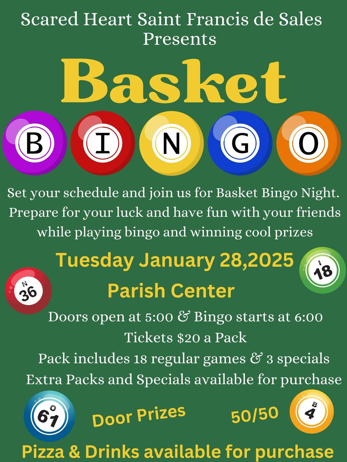 2025 Basket Bingo!