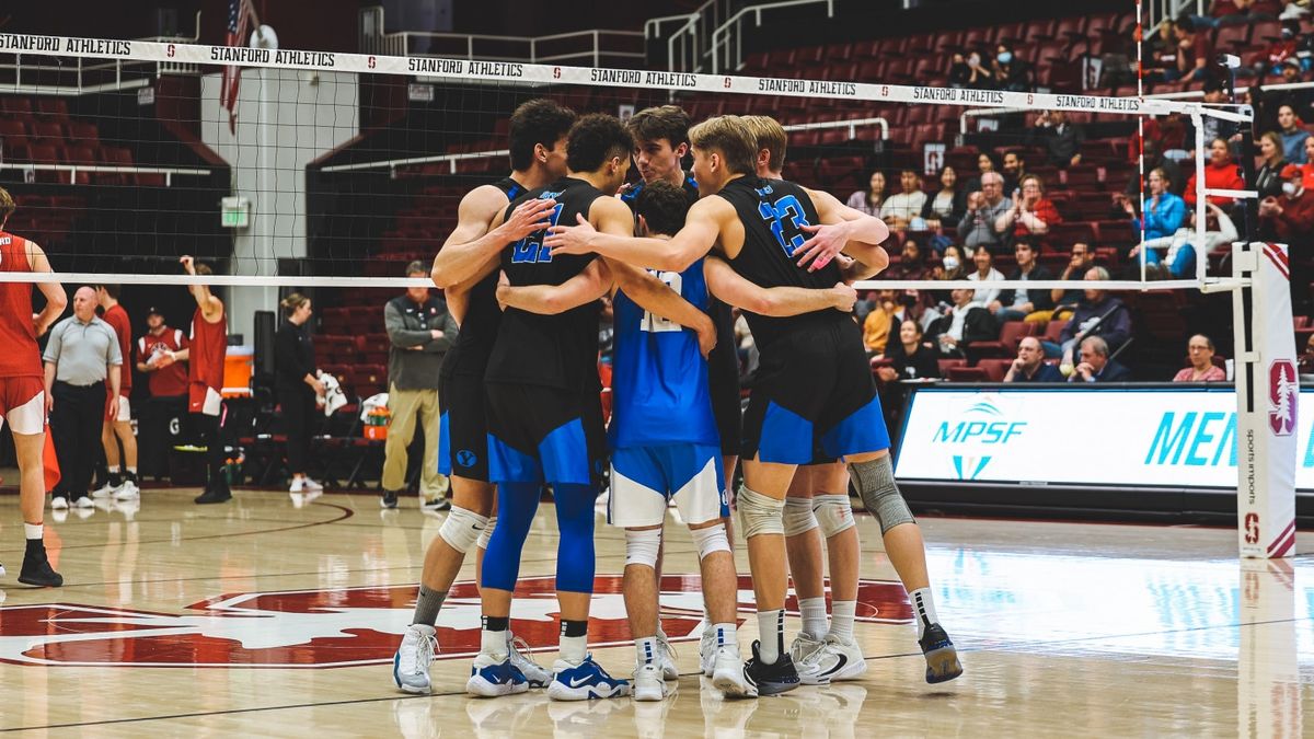 Stanford Cardinal at BYU Cougars Mens Volleyball