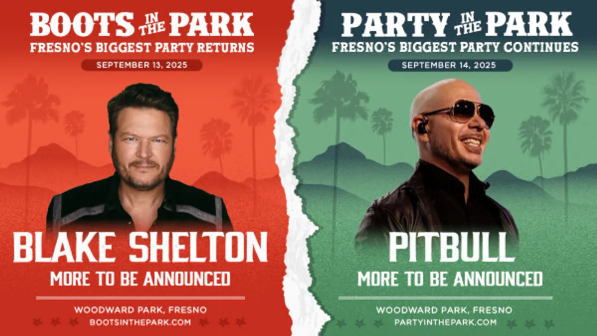 Boots in the Park - Fresno - (Saturday Pass) with Pitbull and more!