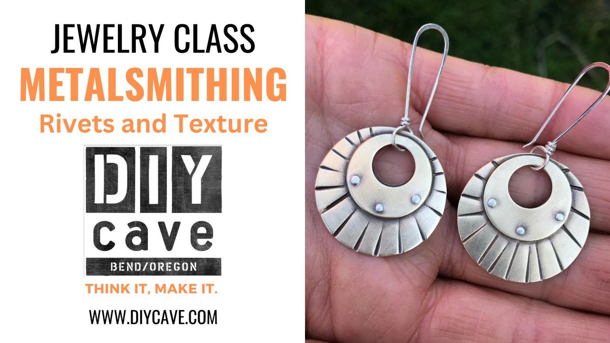 Metalsmithing - Explore Rivets and Texture