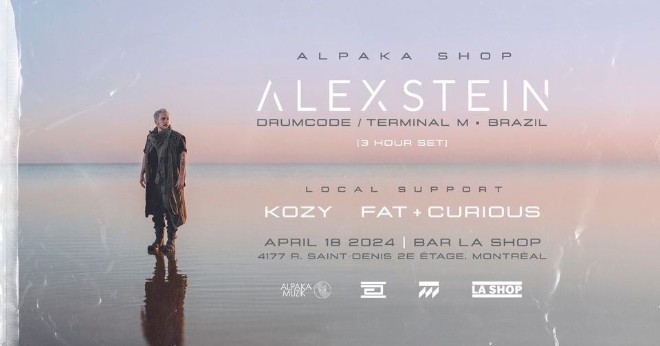 AlpaKa Shop | ALEX STEIN [BR] - 3HR Set | April 18