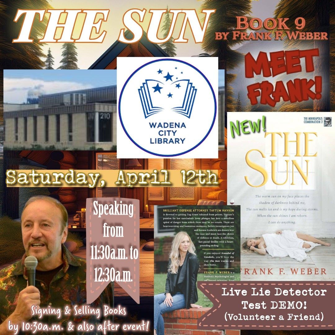 Frank Weber at the Wadena City Library 