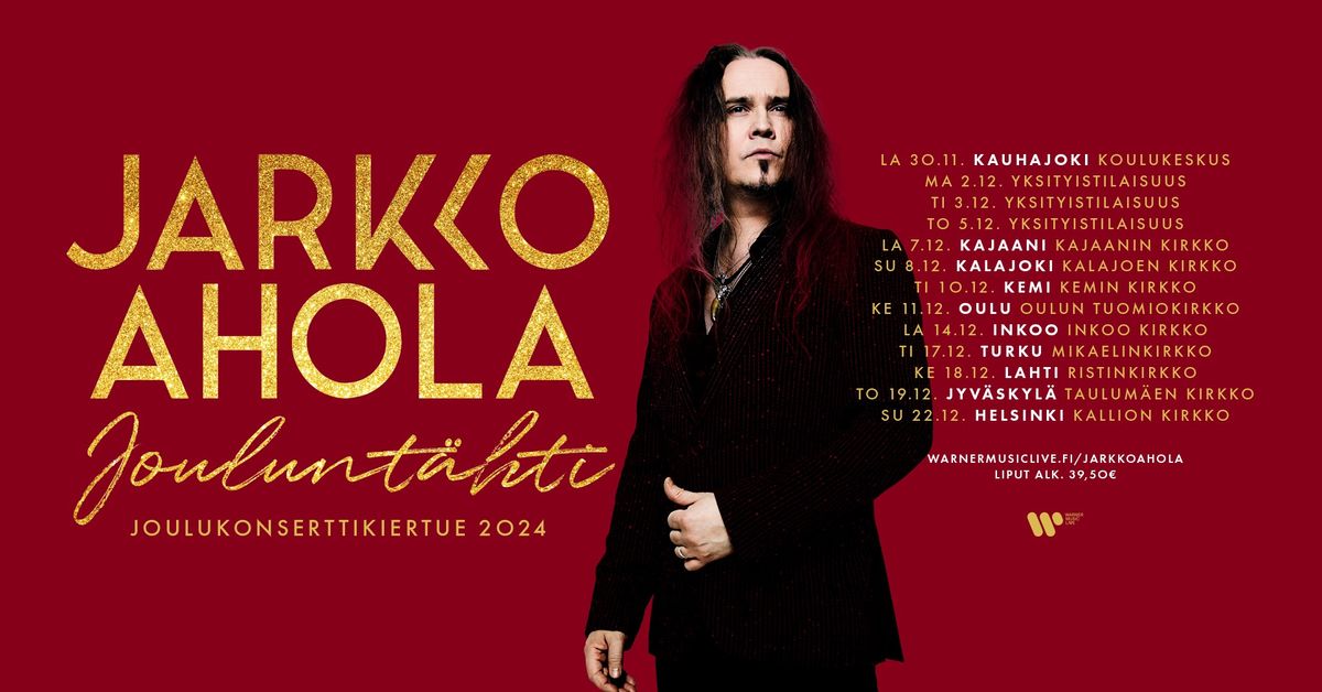 Jarkko Ahola - Joulunt\u00e4hti-kiertue (Kallion kirkko)