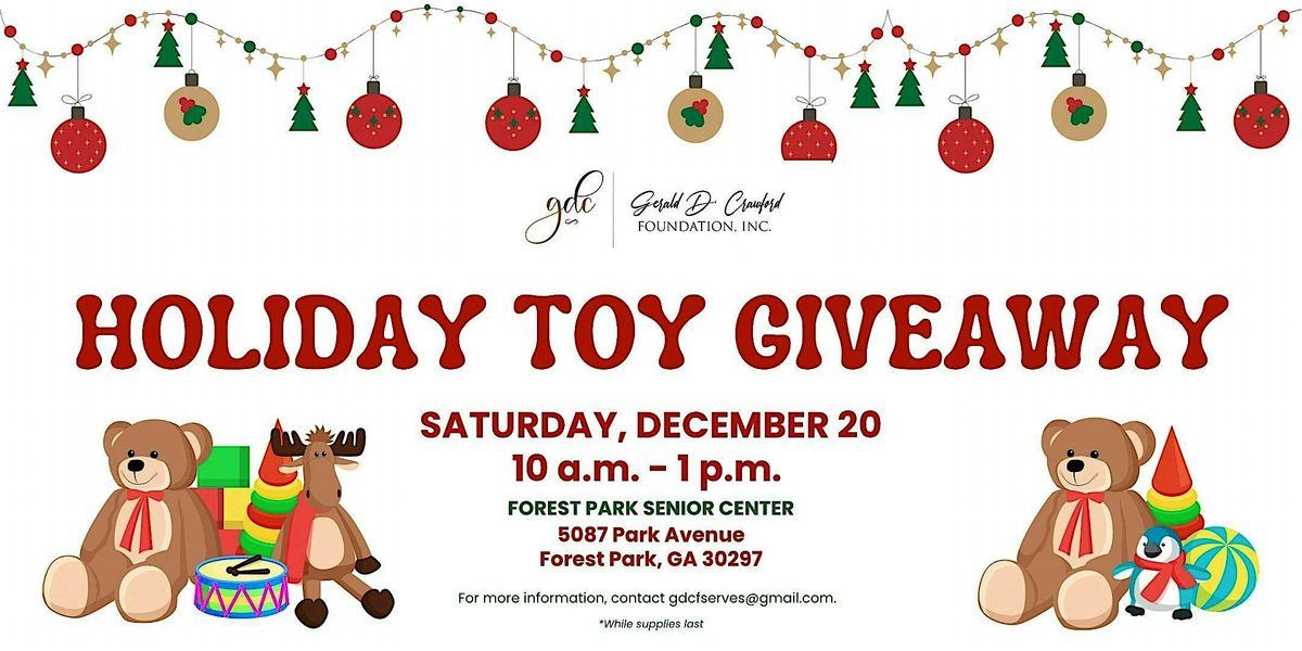 GDCF Holiday Toy Giveaway