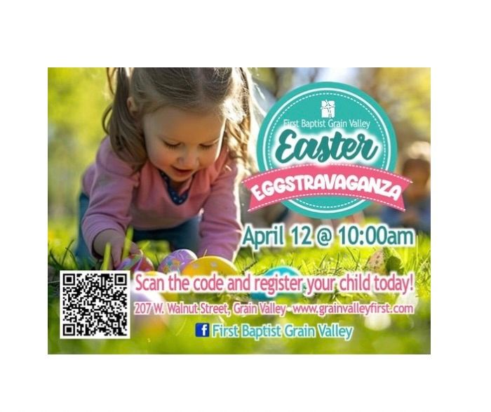 Easter Eggstravaganza at First Baptist Grain Valley