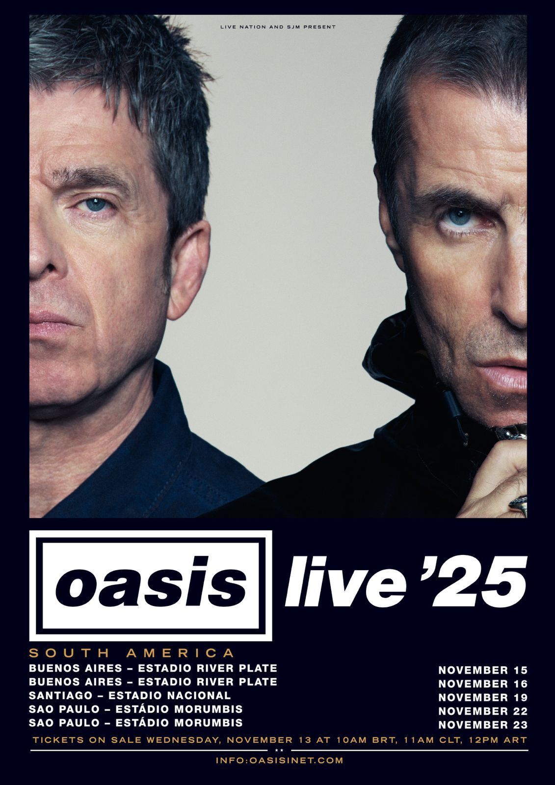 Oasis Buenos Aires Tickets