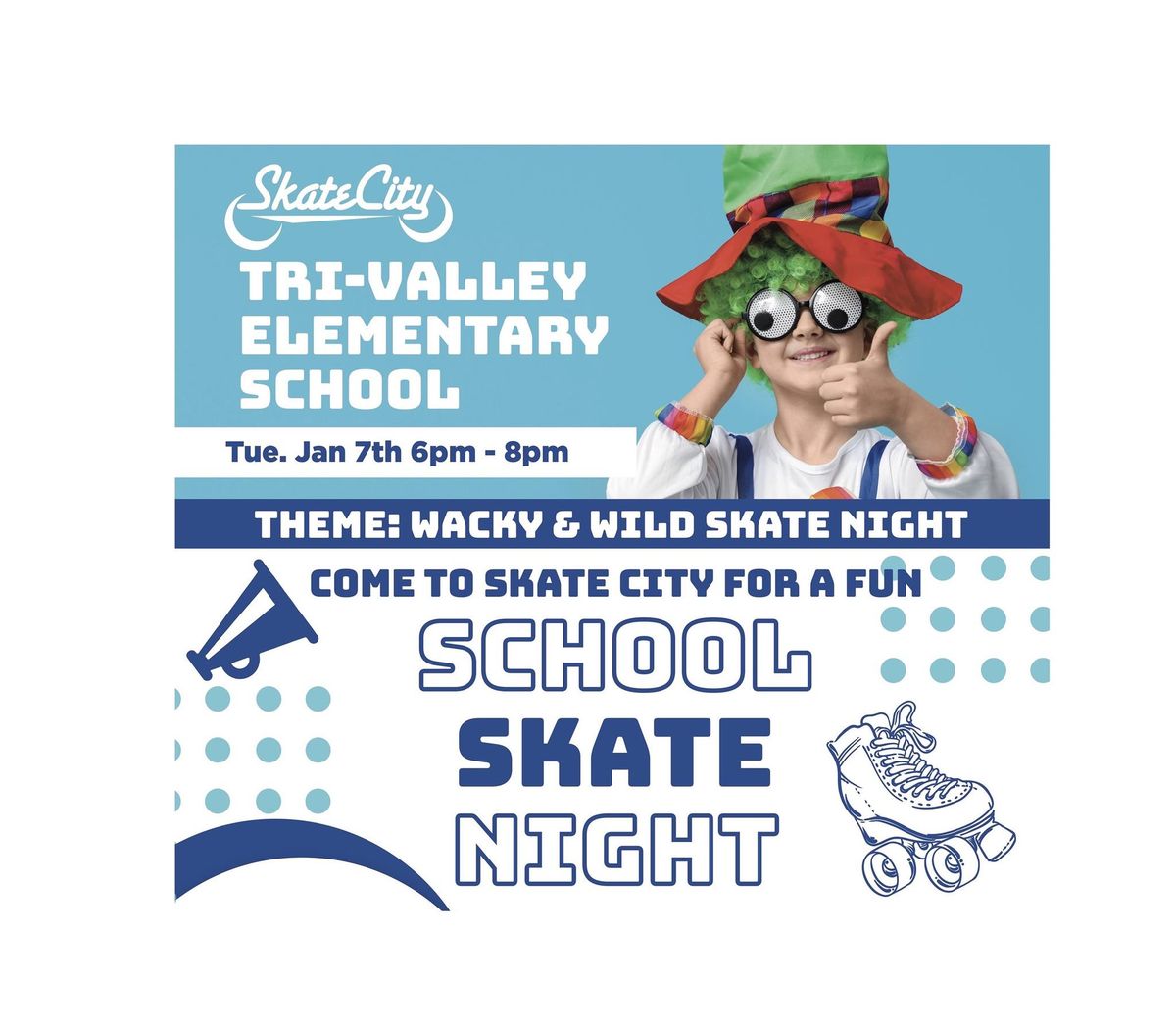 Tri-Valley Elementary School Skate Night