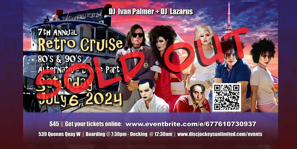 7th Annual Alternative Retro 80's & 90's Boat Cruise Dance Party!