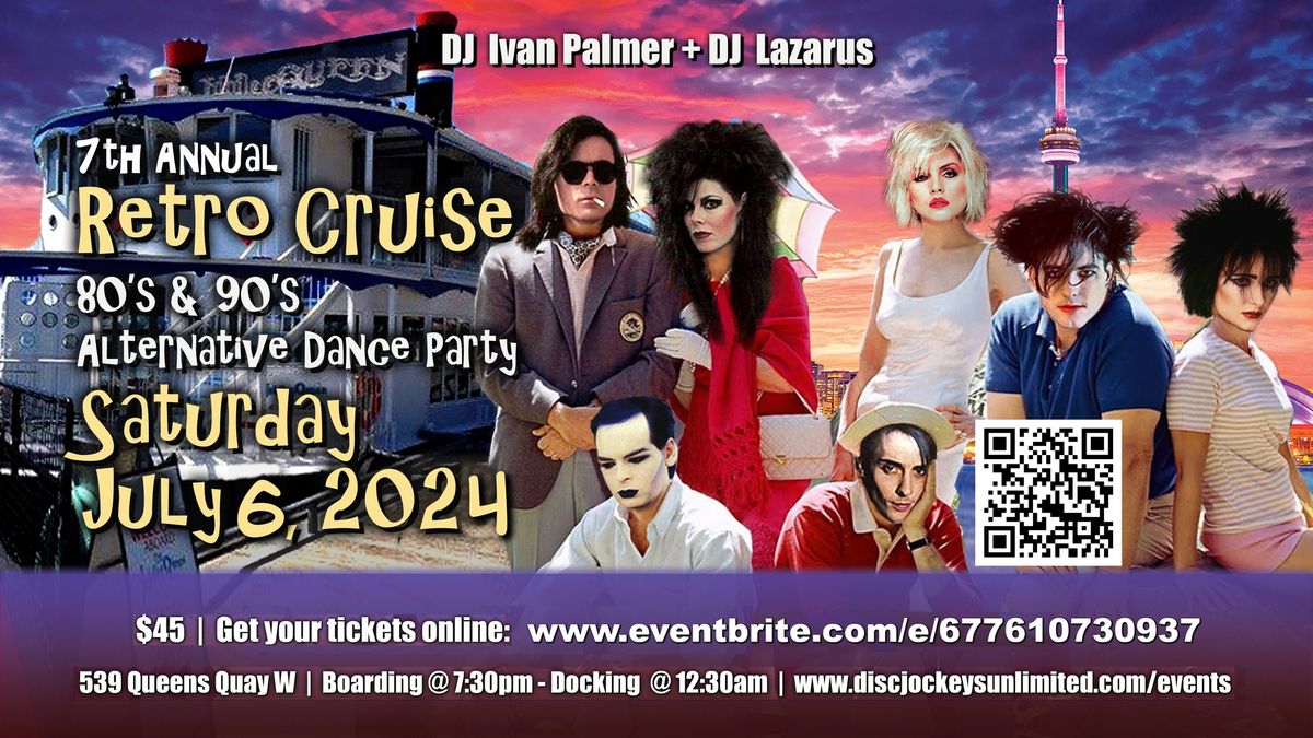7th Annual Alternative Retro 80's & 90's Boat Cruise Dance Party!