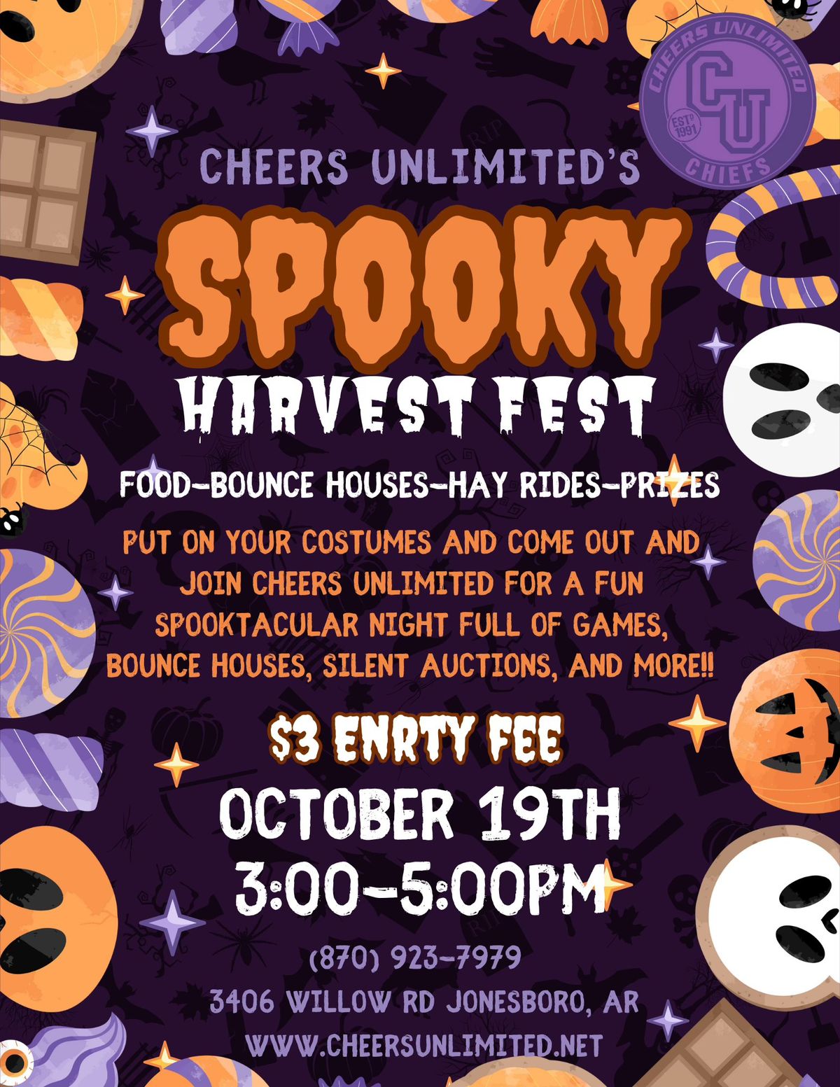 Cheers Unlimited's Spooky Harvest Fest